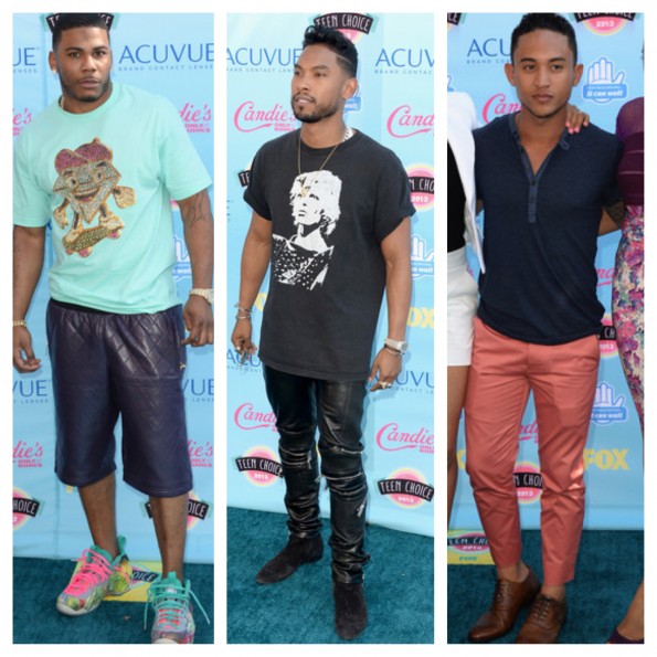 nelly-tahj mawry-miguel-teen choice awards 2013-the jasmine brand