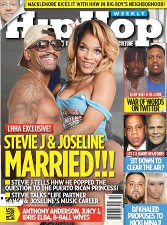 Stevie J & Joseline Land 1st Magazine Cover As Married Couple, Couple Explains Why They Opted for ‘Justice of the Peace’