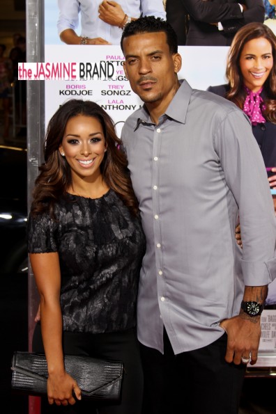 matt barnes-gloria govan-baggage claim premiere-los angeles-the jasmne brand