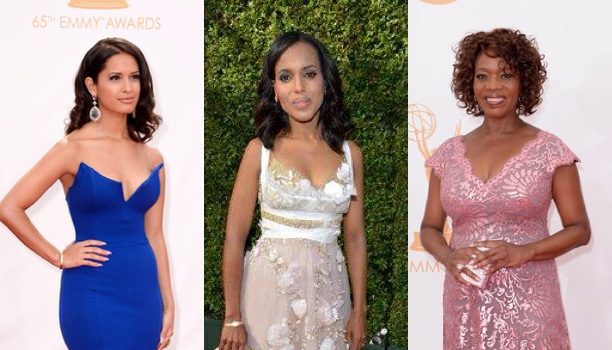 [Photos] Kerry Washington, Rocsi Diaz, LL Cool J & More Celebs Spotted On Emmy Awards Red Carpet