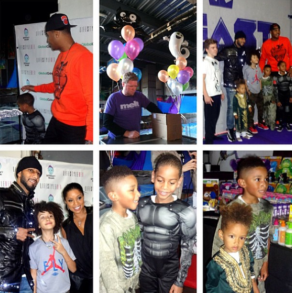 [Photos] Swizz Beatz’s 6-Year-Old Son Launches ‘Kaseem’s Dream’: Mashonda, Jennifer Williams, Carmelo Anthony & More Attend