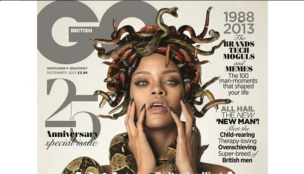 Rihanna Goes Medusa, Sports A Head Full of Snakes For GQ British
