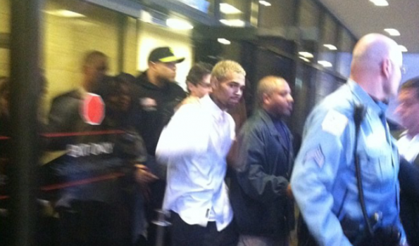 [Photos] Chris Brown Released From Jail, Charges Reduced To Misdemeanor Assault