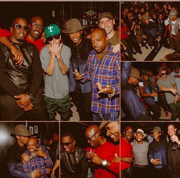 Forever Young! Justin Bieber, Diddy, Sugar Ray Leonard Help Usher Celebrate 35th Birthday