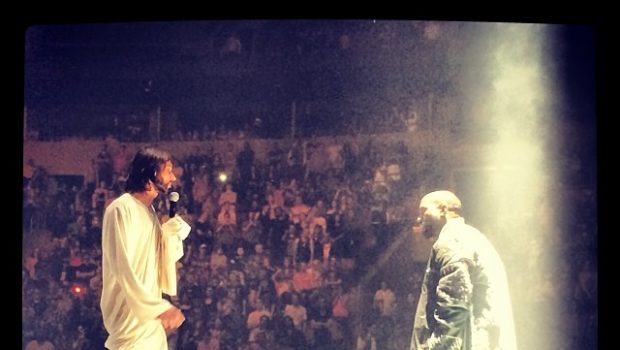[WATCH] Blasphemy Or Entertainment: Kanye West Brings Jesus Out For Seattle Show