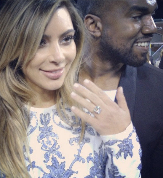 UPDATED: 15 Carats, Full Orchestra & Fireworks! Kanye West & Kim Kardashian Are Officially Engaged