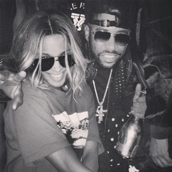 Ciara Rocko Hang At Club-The Jasmine Brand 