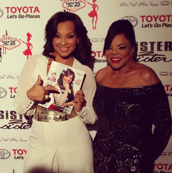 Lisa Raye Jamie Foster Brown Sister 2 Sister Red Carpet-The Jasmine Brand