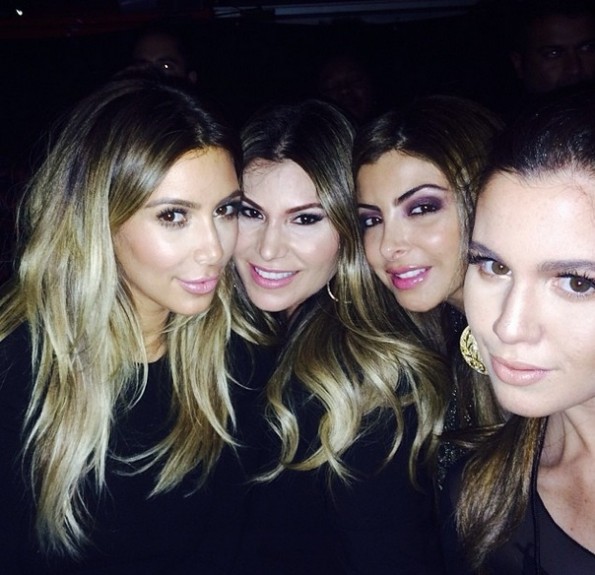 kim kardashian and friends-yeezus tour miami-the jasmine brand