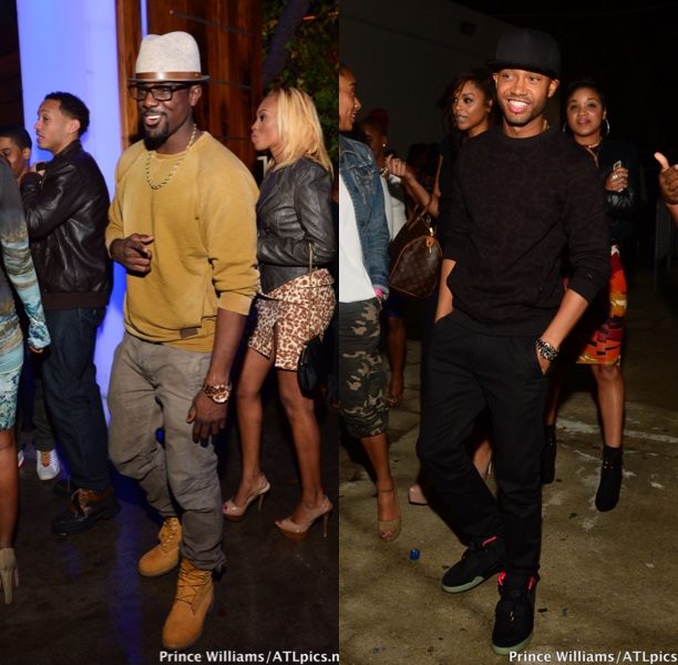 Spotted. Stalked. Scene. E!’s Terrence J & Actor Lance Gross Party in the A