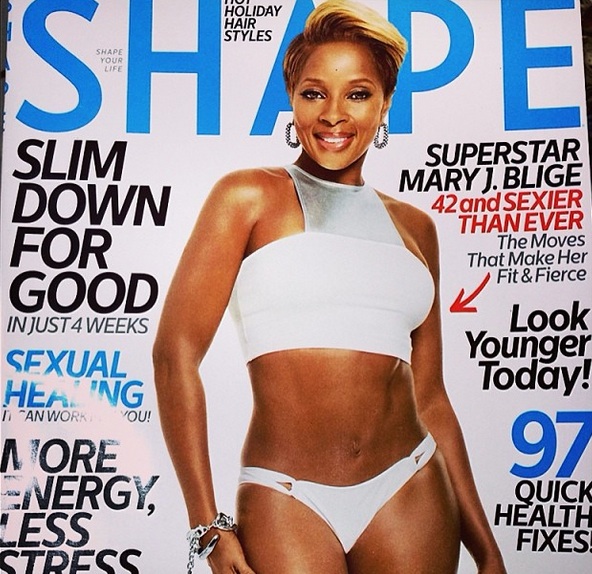 Mary J. Blige Strips Down to Swimsuit for Shape Magazine Cover, Hubby Kendu Isaacs Sings Her Praises