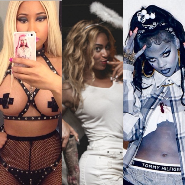 612px x 612px - Celebrity Halloween Left Overs: Beyonce, Rihanna, Nicki Minaj, Heidi Klum &  More - theJasmineBRAND