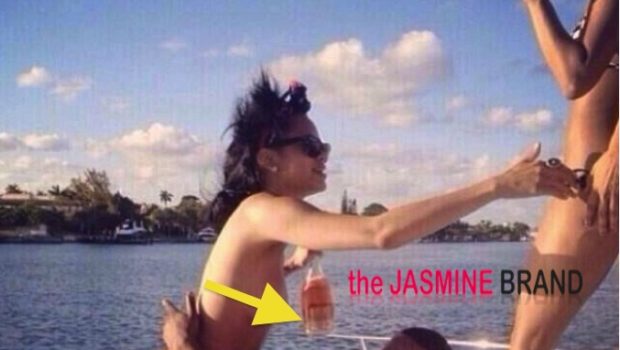 [Photo] Is That You RiRi? Alleged Vintage Photo of Rihanna Bucket Naked With Ex Rapper Leaks