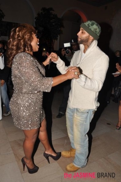 Mona and Joe Budden do a two-step-the jasmine brand