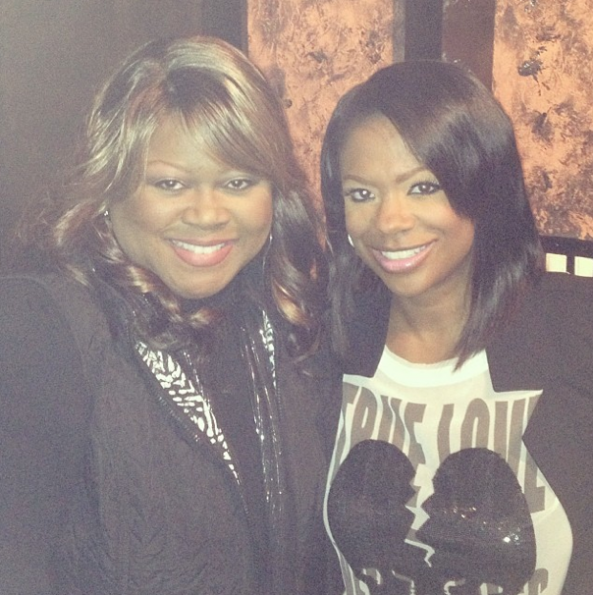 Kandi-Burruss-Shirley-Murdock-In Studio-The Jasmine Brand