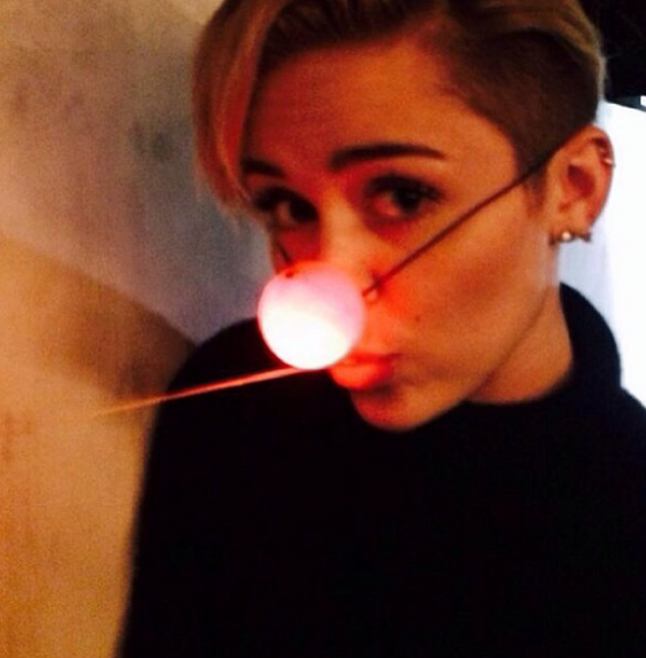 Miley-Cyrus-Rudolph-Red-Nose-The Jasmine Brand