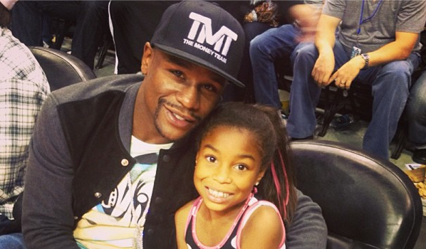 [Photos] Floyd Mayweather Pledges To Teach His Daughters How to Be A Ladies