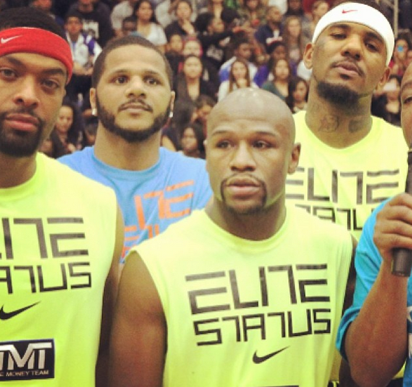 Floyd Mayweather’s Celebrity Game Brings Out Jamie Foxx, Kelly Rowland & The Game