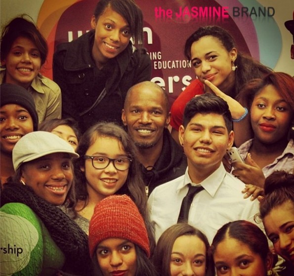 jamie foxx-master class-nyc acting students-the jasmine brand