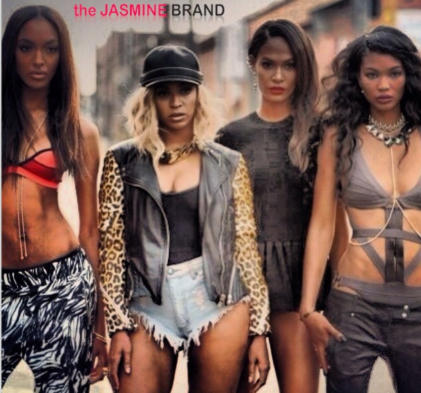 [Photos] Victoria’s Secret Models Chanel Iman, Jourdan Dunn & Joan Smalls Beam After Appearing In Beyonce’s ‘YONCÉ’ Video