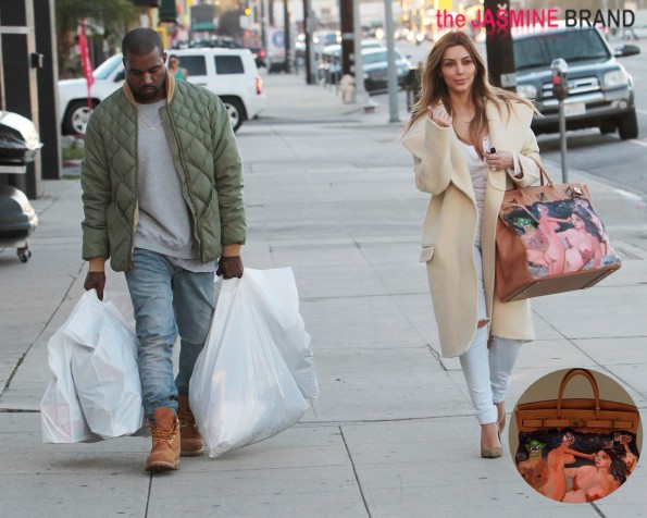 Kim and Kanye buying cold weather gear in LA