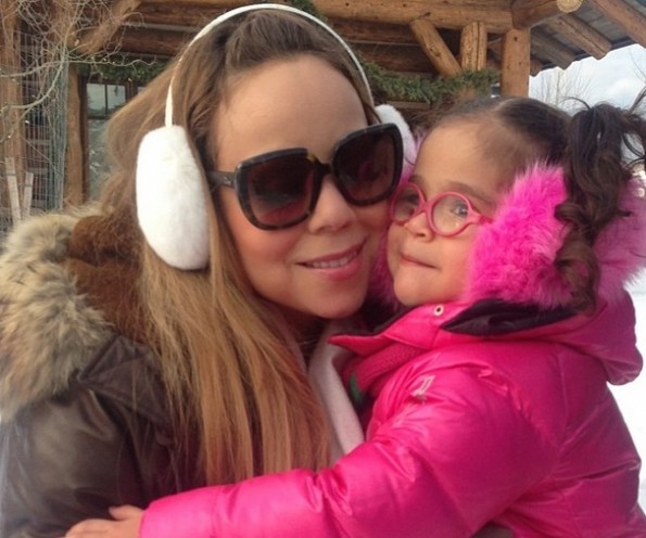 monroe-mariah carey-nick cannon-dem babies twins-aspen 2013-the jasmine brand