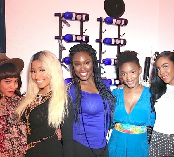 nicki minaj-birthday dinner party 2013-the jasmine brand