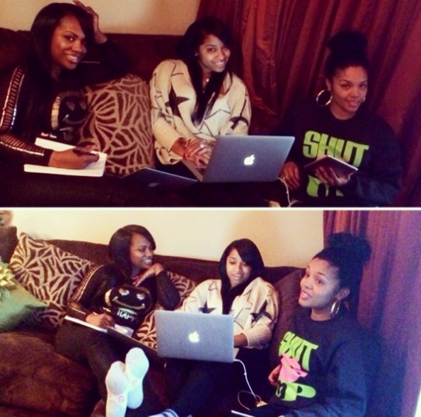 Toya-Wright-Kandi-Burruss-Rasheeda-Working-Together-The Jasmine Brand