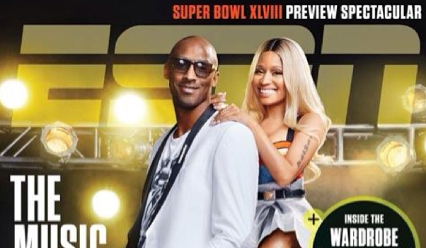 Nicki Minaj & Kobe Bryant Team Up For ESPN, Rapper Blasts Mag For Too Much Photoshop Trickery