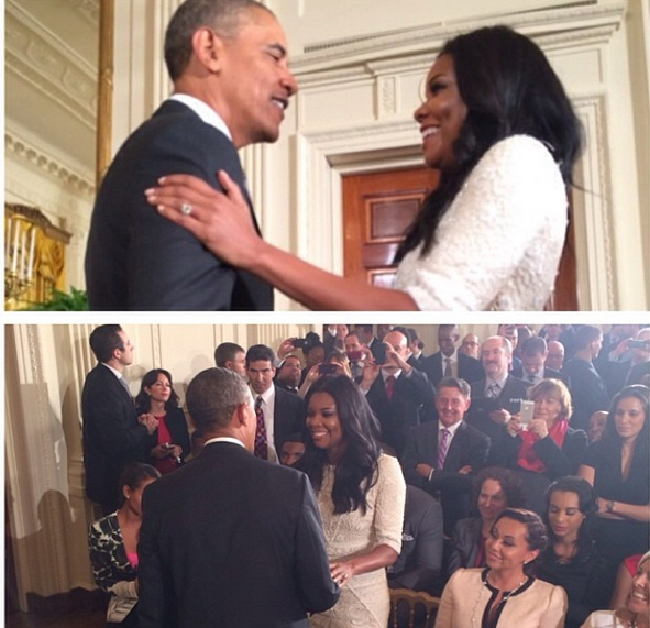 [Photos] Photos Basketball Wives & Fiancees Join Miami Heat at White House Visit