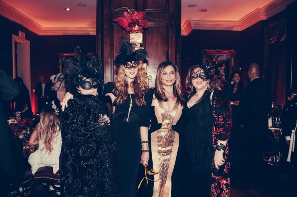 friends group shot-tina knowles-60th birthday party new orleans-the jasmine brand