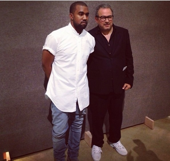 kanye west-jean touitou-presents at paris fashion week 2014-the jasmine brand