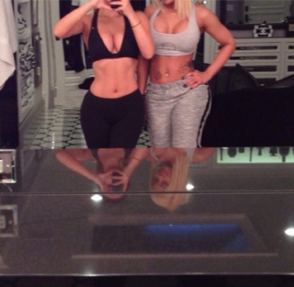 kim kardashian-blac chyna instagram abs-the jasmine brand