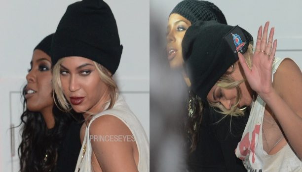 Please No Photos! Beyoncé & Kelly Rowland Zone Out in NYC Club