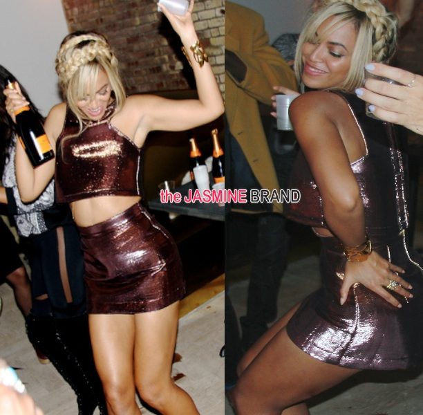 Celebration Time! Beyoncé Sips & Parties At Solange Knowles’ Saint Heron Party