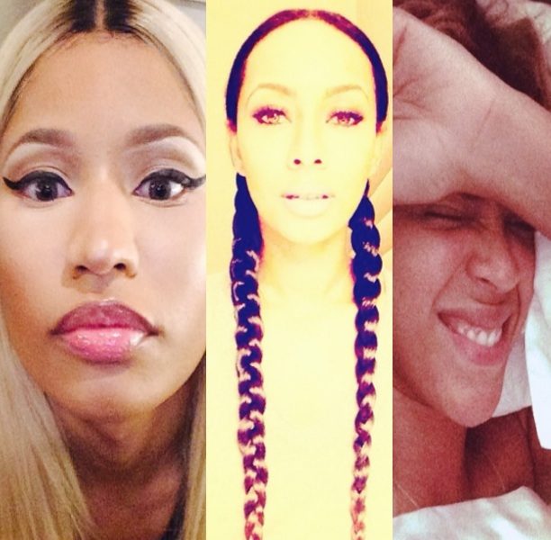 Best Celebrity Selfies of the Week: Kim Kardashian, Beyonce, Nicki Minaj & More