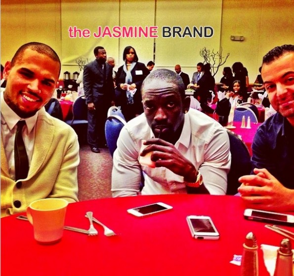 chris brown-makes appearance-2nd call community award 2014-the jasmine brand