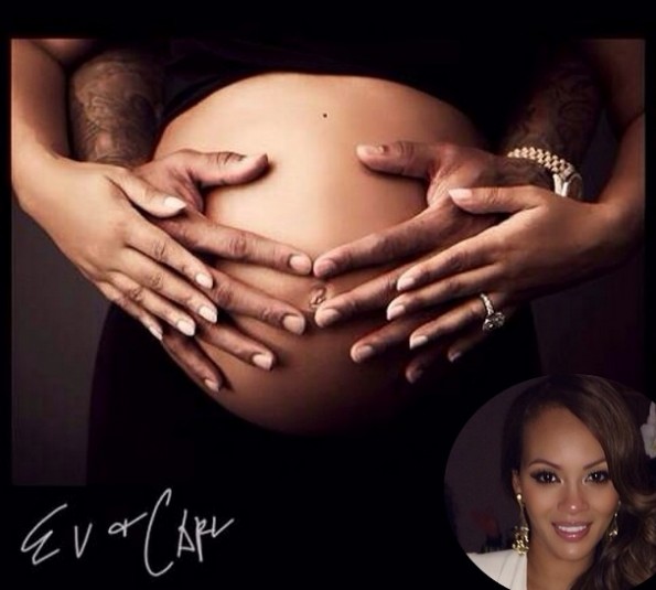 evelyn lozada-carl crawford-baby bump photo 2014-the jasmine brand