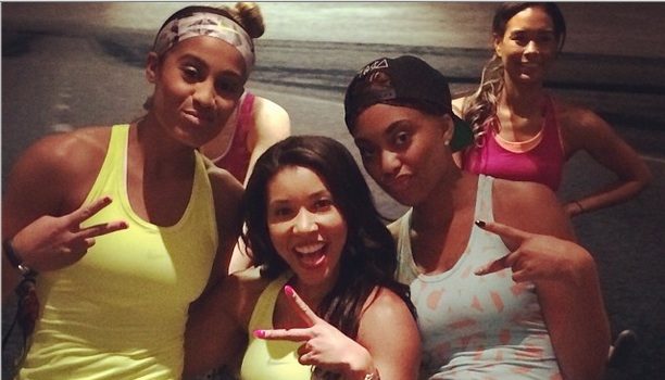 Black Girls Sweat! Celebs Team Up For Yoga & Soul Cycle: Jeanette Jenkins, Kelly Rowland, Skylar Diggins & More