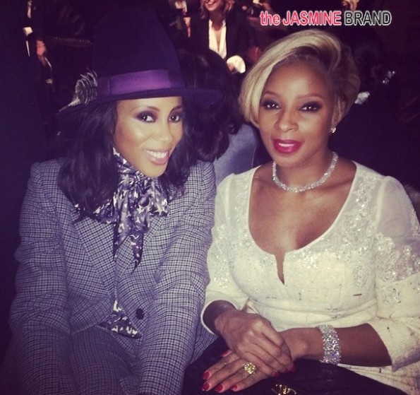 june ambrose-mary j blige-new york fashion week 2014-the jasmine brand