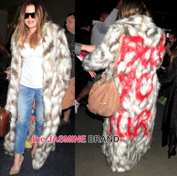 khloe kardashian-fck yo fur-anti PETA-the jasmine brand