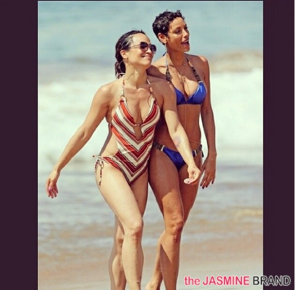 nicole murphy bikini-hollywood exes-film in hawaii 2014-the jasmine brand