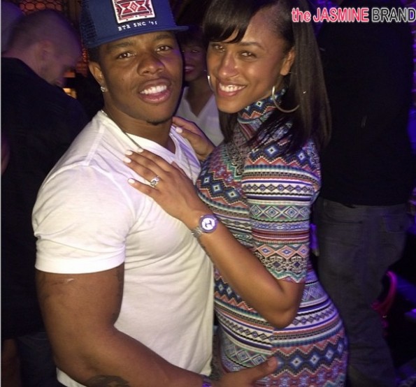 ray rice-alleged domestic violence-fiancee janay palmer 2014-the jasmine brand