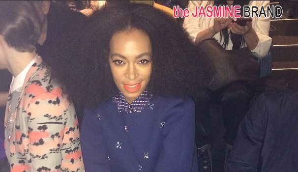 Front Swag: Solange Knowles Trips A Model, Attends Noon by Noor’s #NYFW Presentation