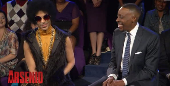 Prince on the Arsenio Hall Show circa 2014