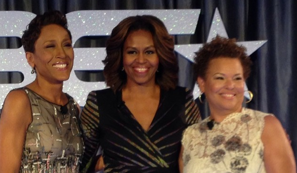 [Photos] First Lady Michelle Obama, Gabrielle Union & More Celebs Attend BET’s Leading Women Defined Conference