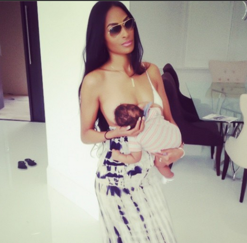 NFL’er Philip Wheeler’s Girlfriend Criticized After Posting Breastfeeding Photo on Instagram