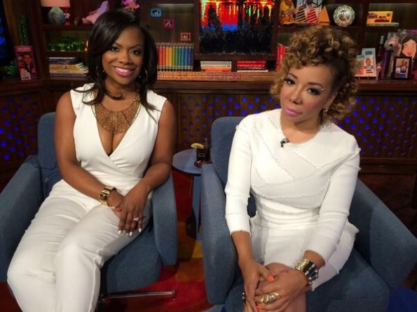 Tameka Cottle-Kandi Burruss-WWHL-The Jasmine Brand