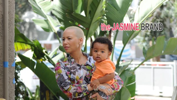 Kiddie Cuteness! Amber Rose And Baby Sabastian Spotted in LA