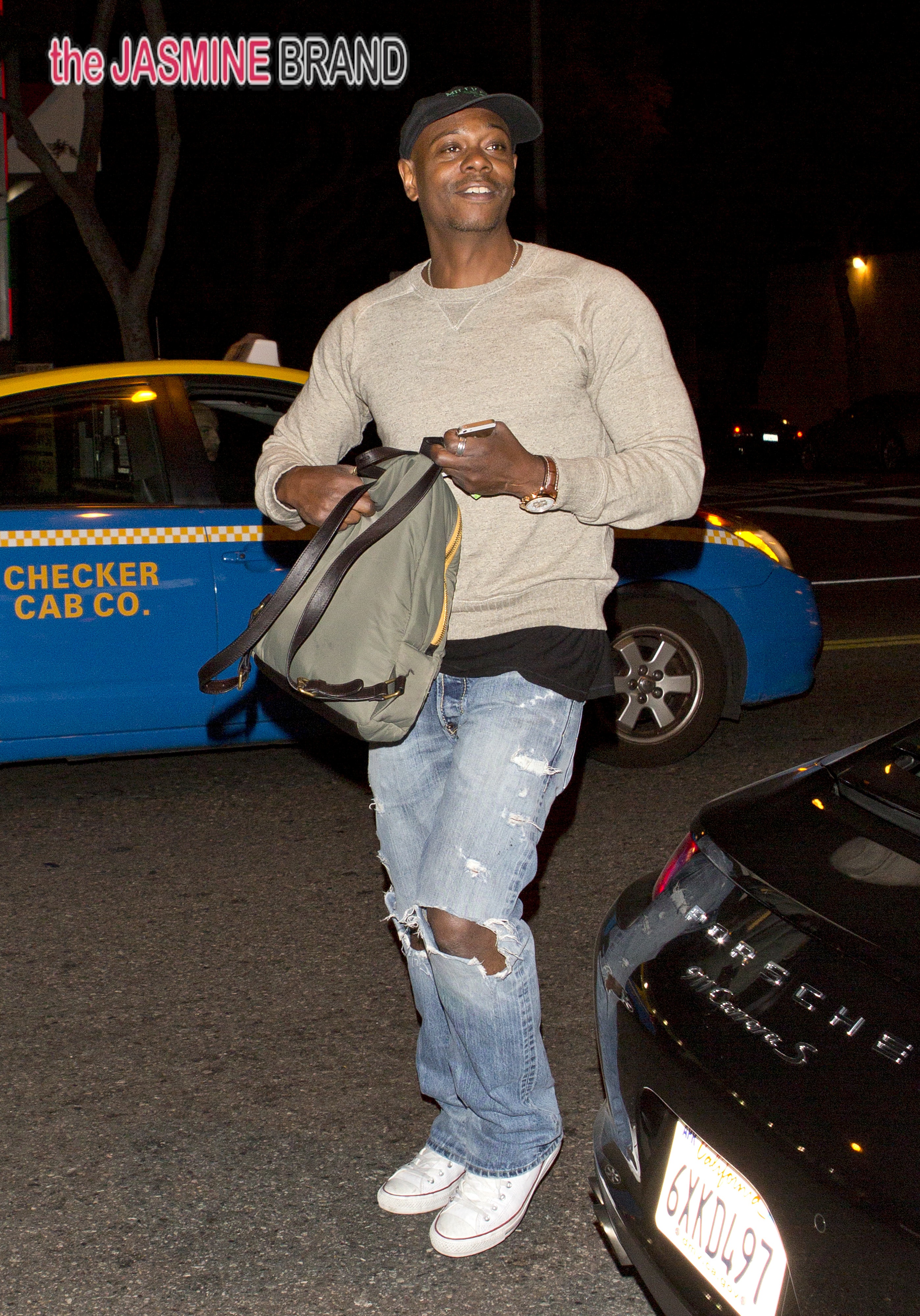 Dave Chappelle was seen arriving to DBA Nightclub in West Hollywood, CA